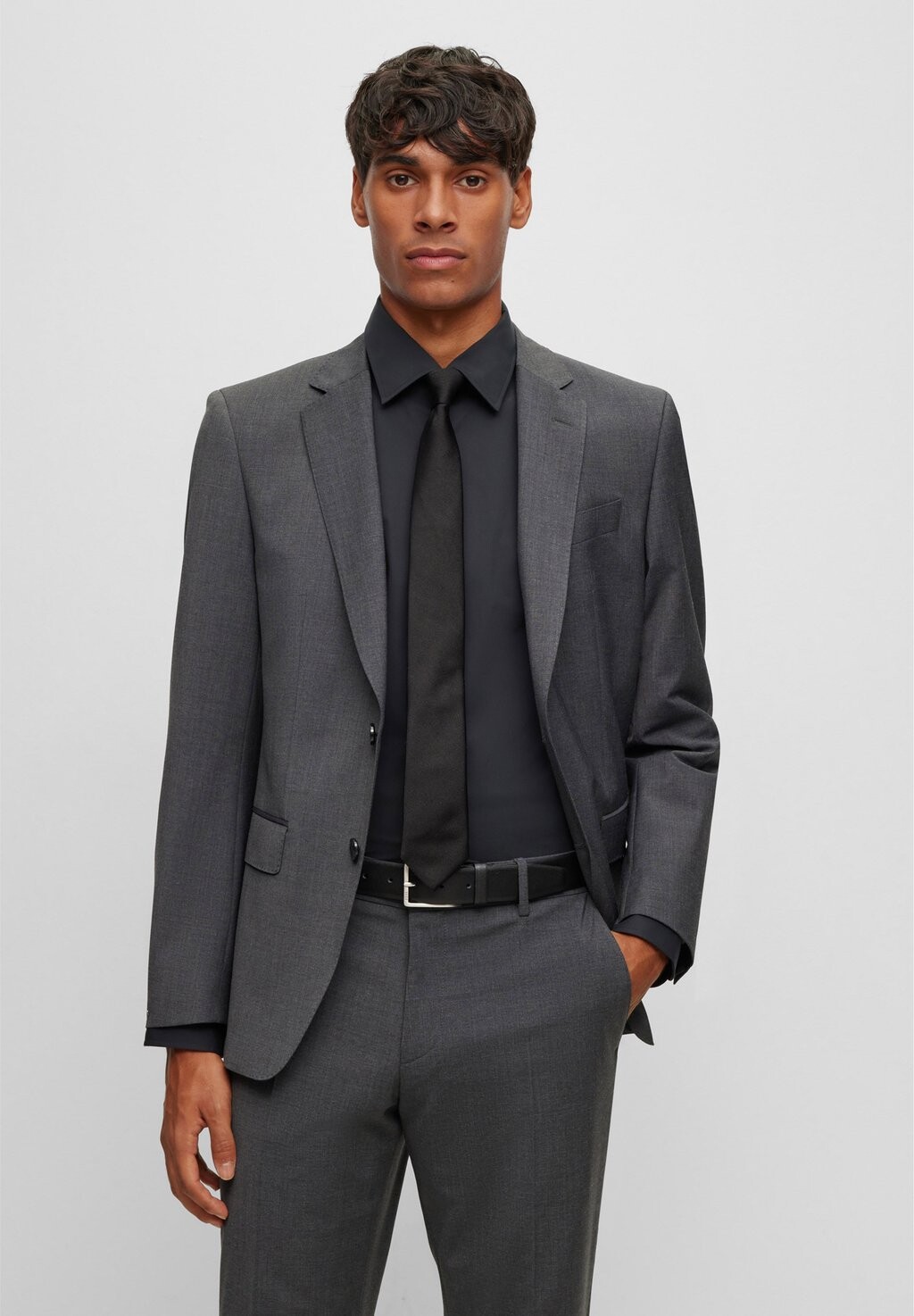 Ремень деловой ERMAN BOSS, цвет black
Ремень деловой ERMAN BOSS, цвет black