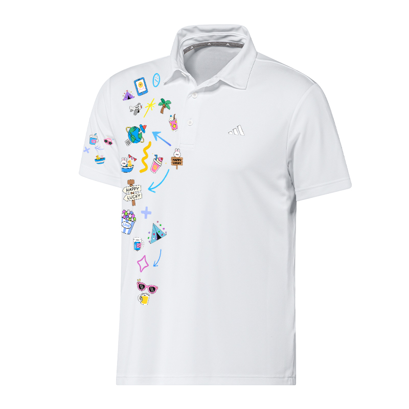 Быстросохнущая поло, короткий рукав, унисекс Adidas, белый
Быстросохнущая поло, короткий рукав, унисекс Adidas, белый