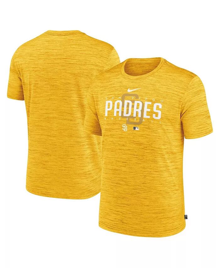 Мужская золотая футболка San Diego Padres Authentic Collection Velocity Performance Practice Nike
Мужская золотая футболка San Diego Padres Authentic Collection Velocity Performance Practice Nike
