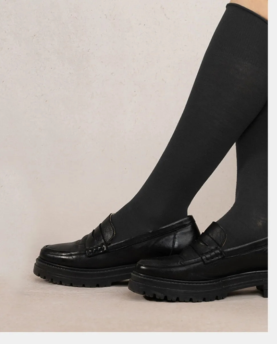 Длинные женские носки из шерсти и хлопка Bleuforêt, черный
Длинные женские носки из шерсти и хлопка Bleuforêt, черный