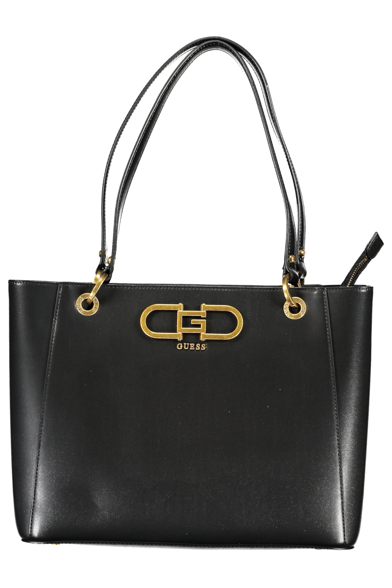 Женская сумка Guess Jeans из гладкой экокожи с золотой фурнитурой, черный
Женская сумка Guess Jeans из гладкой экокожи с золотой фурнитурой, черный