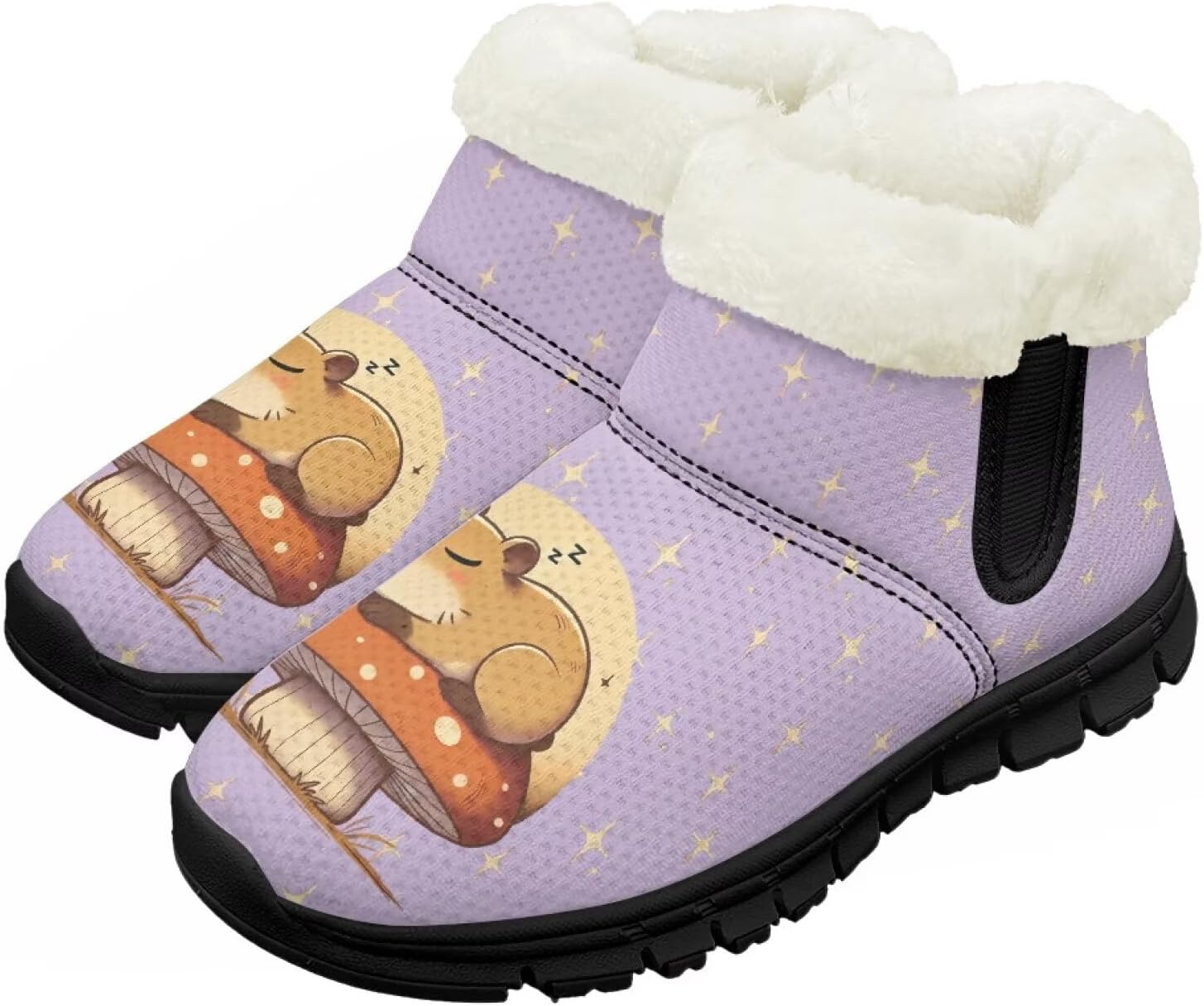 Детские зимние ботинки для мальчиков и девочек, теплые зимние ботинки с нескользящей подошвой, уличные ботильоны для маленьких детей Suhoaziia, Capybara Mushroom
Детские зимние ботинки для мальчиков и девочек, теплые зимние ботинки с нескользящей подошвой, уличные ботильоны для маленьких детей Suhoaziia, Capybara Mushroom