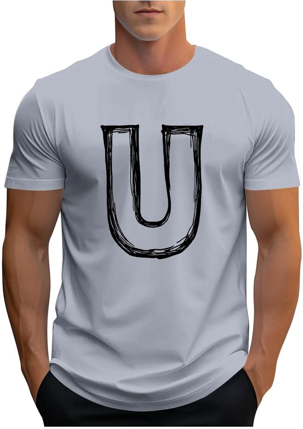 Футболка мужская с коротким рукавом и принтом
Футболка мужская с коротким рукавом и принтом