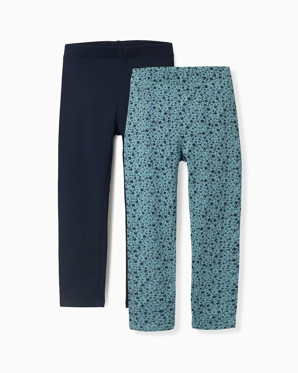Набор из 2 брюк для девочки однотонный/цветочный Zippy, темно-синий
Набор из 2 брюк для девочки однотонный/цветочный Zippy, темно-синий