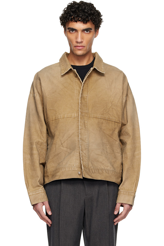 Fear Of God Бежевая брезентовая рабочая куртка
Fear Of God Бежевая брезентовая рабочая куртка