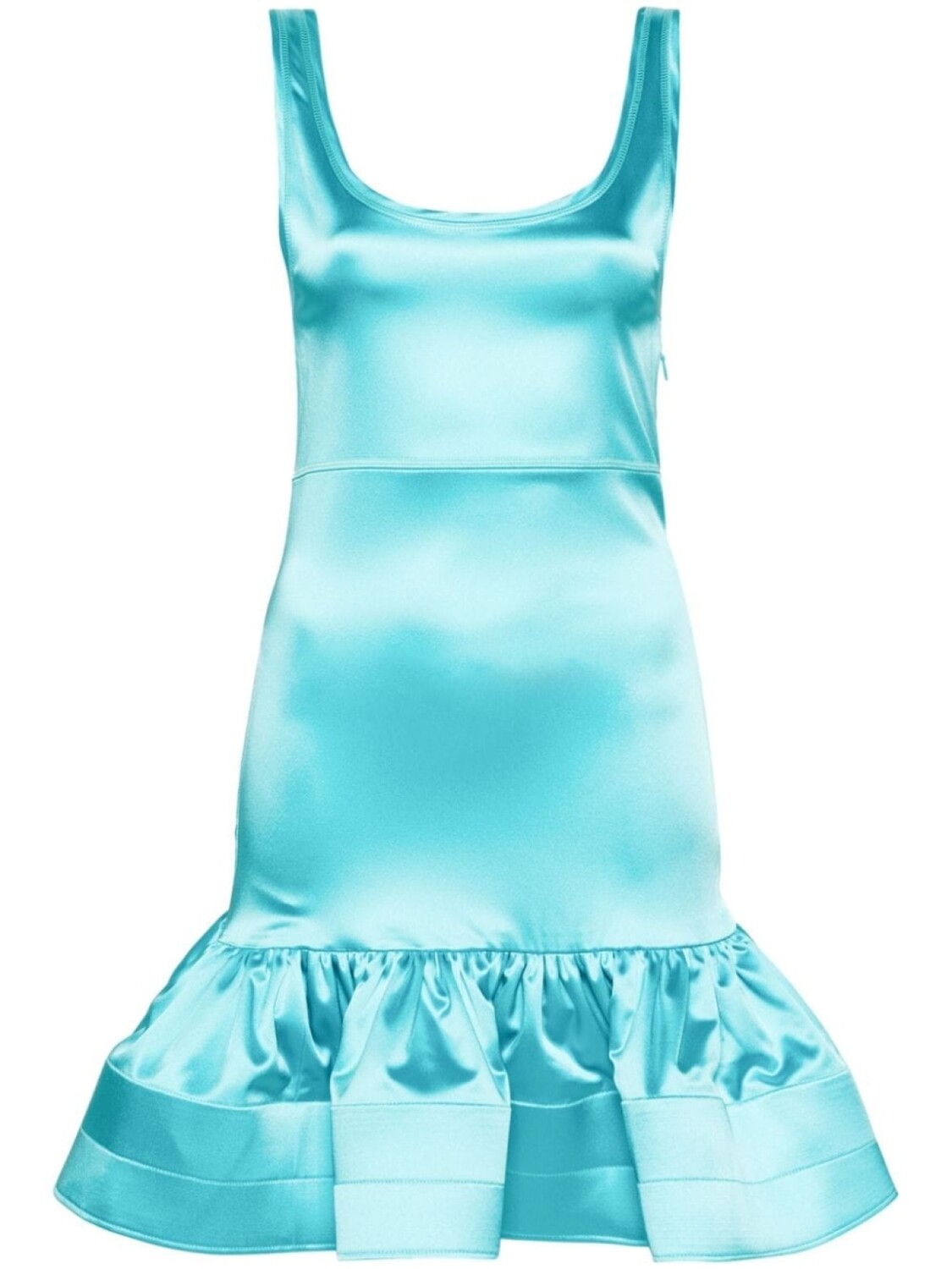 Patou атласное платье с оборками, синий
Patou атласное платье с оборками, синий