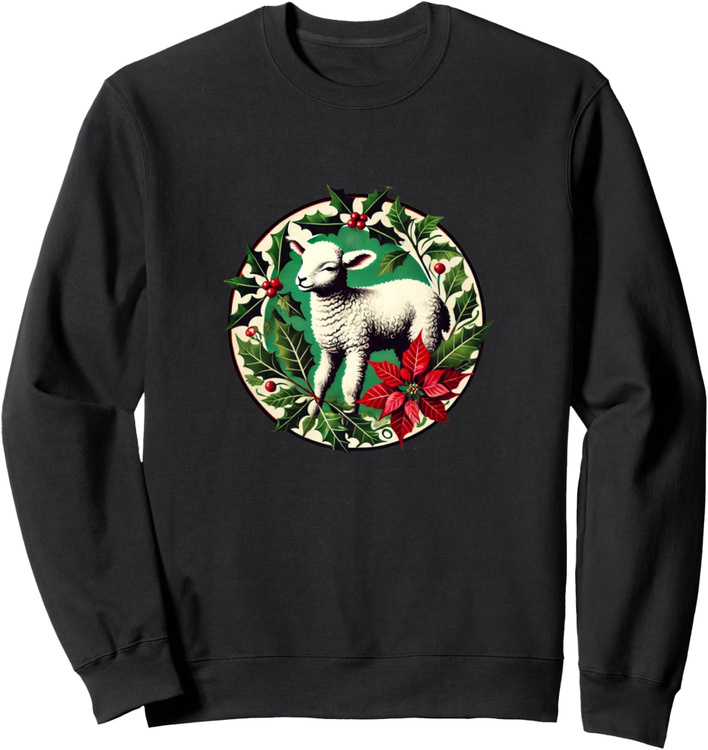 Иллюстрация рождественского ягненка, милый рисунок ягненка на Рождество, толстовка Cat Snugg, черный
Иллюстрация рождественского ягненка, милый рисунок ягненка на Рождество, толстовка Cat Snugg, черный