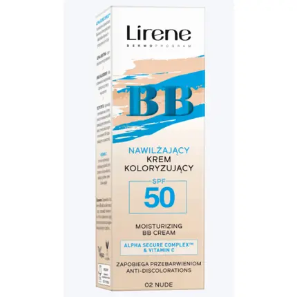 Увлажняющий крем Bb с витамином С Spf50 и гиалуроновой кислотой телесный 30 мл, Lirene
Увлажняющий крем Bb с витамином С Spf50 и гиалуроновой кислотой телесный 30 мл, Lirene