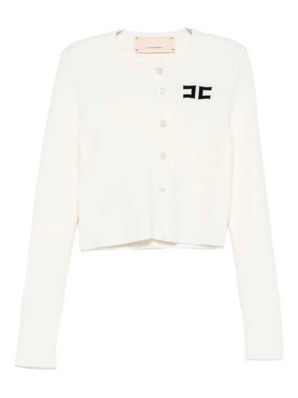 Кардиган с вышитым логотипом Elisabetta Franchi La Mia Bambina, белый
Кардиган с вышитым логотипом Elisabetta Franchi La Mia Bambina, белый