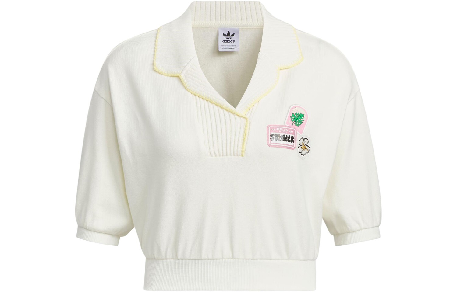 Футболка-поло HOLIDAY PLAY женская молочно-белая Adidas Originals
Футболка-поло HOLIDAY PLAY женская молочно-белая Adidas Originals