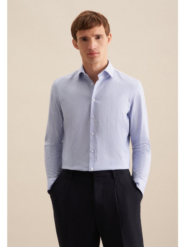 Рубашка Seidensticker, светло-синий
Рубашка Seidensticker, светло-синий