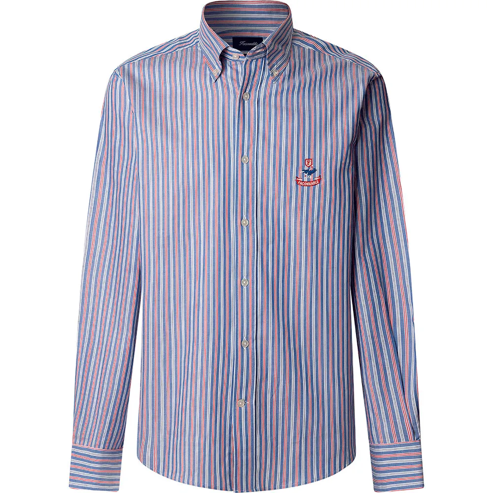 Рубашка Façonnable Cl Bd Bi Naut Reg Stp, синий
Рубашка Façonnable Cl Bd Bi Naut Reg Stp, синий