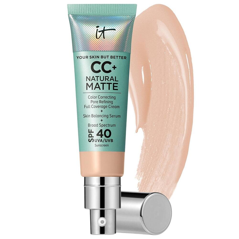 IT Cosmetics CC+ Cream Натуральная матовая основа с SPF 40, цвет Fair Light
IT Cosmetics CC+ Cream Натуральная матовая основа с SPF 40, цвет Fair Light