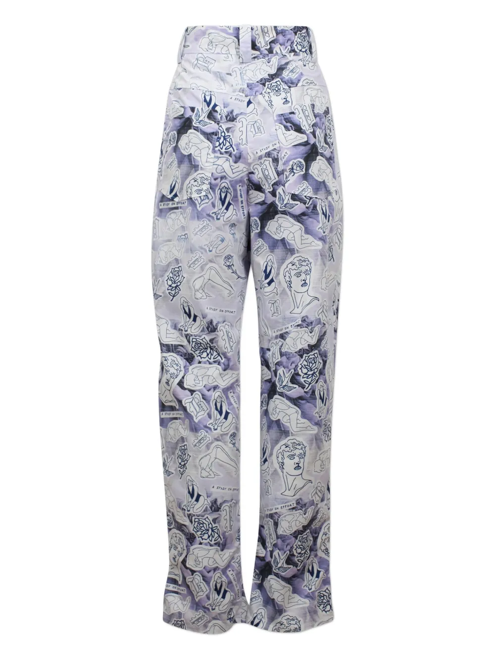 Брюки с геометрическим принтом Baum Und Pferdgarten, фиолетовый
Брюки с геометрическим принтом Baum Und Pferdgarten, фиолетовый