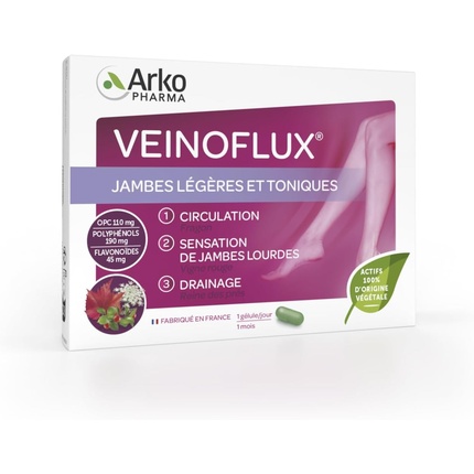 Пищевая добавка Veinoflux для легких и тонизированных ног Arkopharma
Пищевая добавка Veinoflux для легких и тонизированных ног Arkopharma