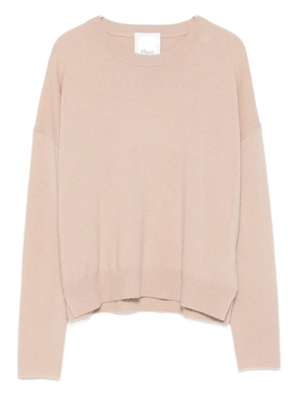 Кашемировый свитер с круглым вырезом ALLUDE, нейтральный 
Кашемировый свитер с круглым вырезом ALLUDE, нейтральный