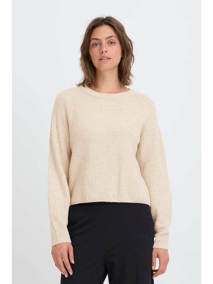 Oxmo Вязаный свитер OXFansi натурального цвета
Oxmo Вязаный свитер OXFansi натурального цвета