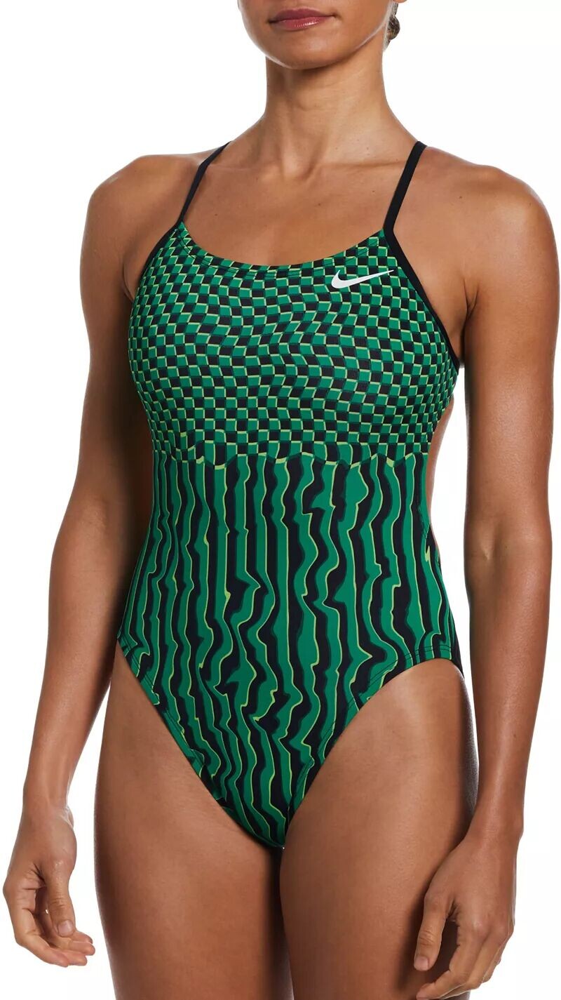 Женская цельная рубашка в клетку Nike Drippy с вырезом
Женская цельная рубашка в клетку Nike Drippy с вырезом