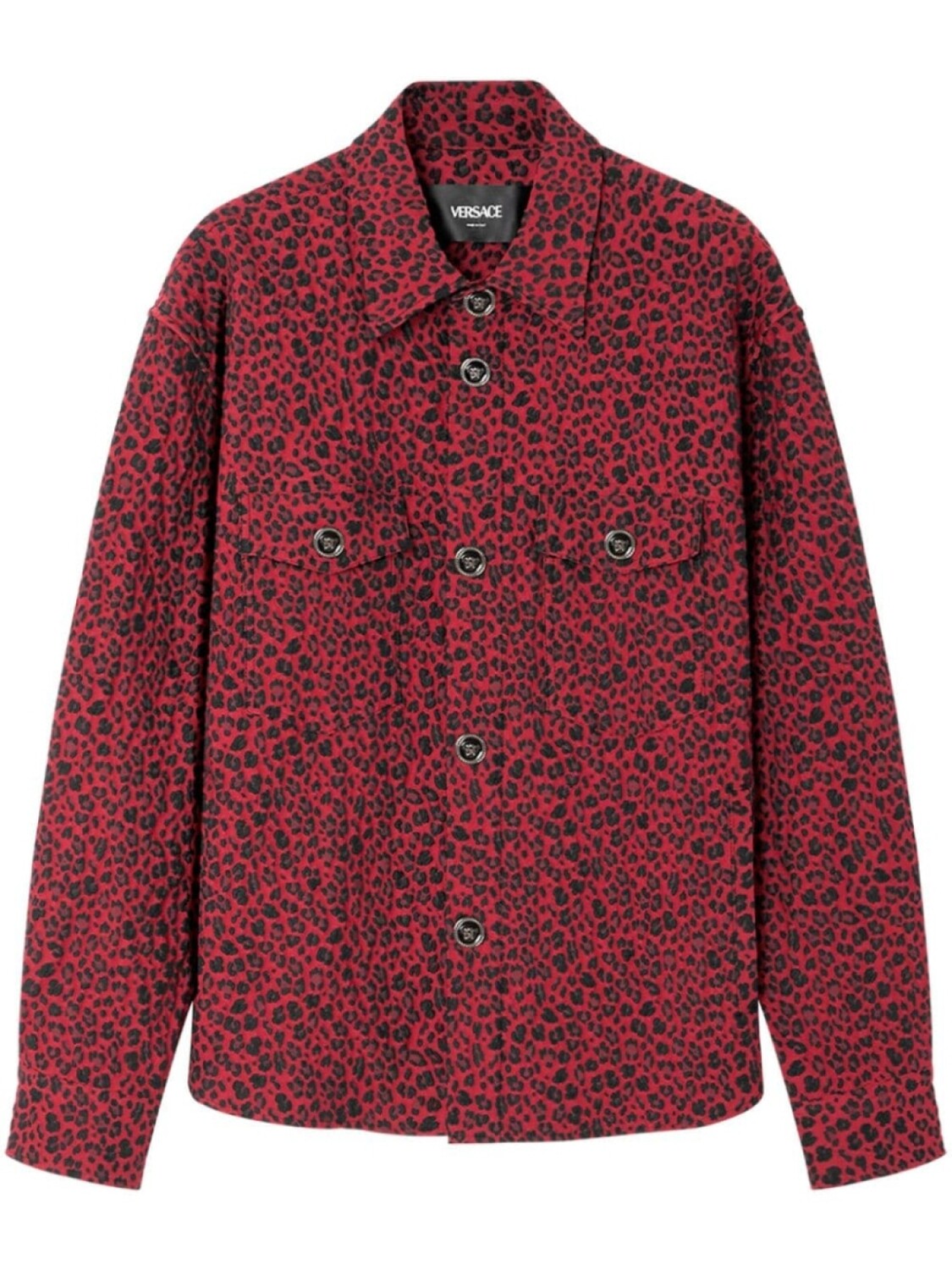 Versace жаккардовая куртка с леопардовым узором, красный
Versace жаккардовая куртка с леопардовым узором, красный