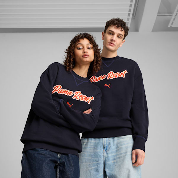 Мужская свободная толстовка с круглым вырезом и графикой Puma Premium Essentials, синий
Мужская свободная толстовка с круглым вырезом и графикой Puma Premium Essentials, синий