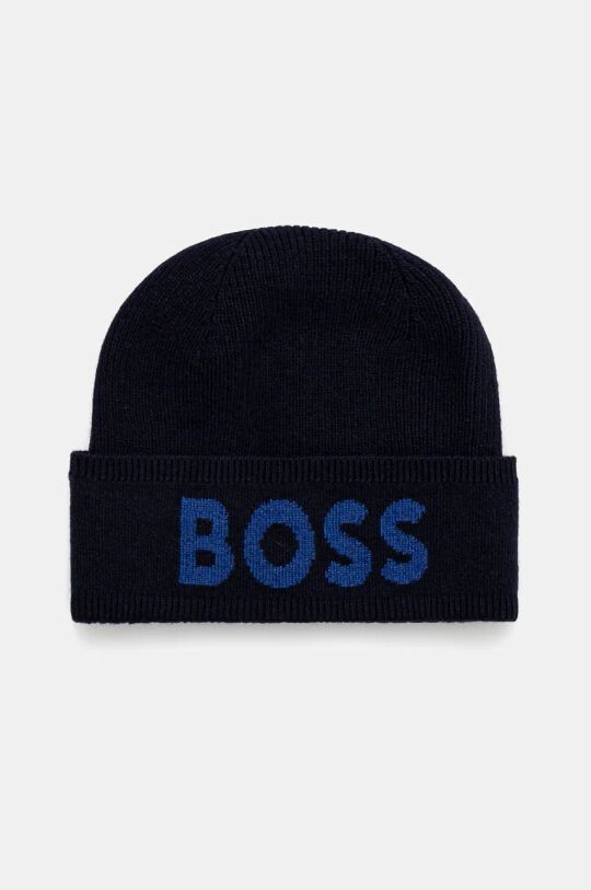 Шапка из смесовой шерсти Boss, темно-синий
Шапка из смесовой шерсти Boss, темно-синий