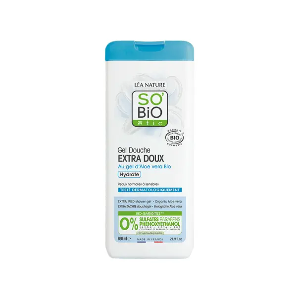 Ультранежный гель для душа с алоэ вера без сульфата, 650 мл So'Bio Etic Żele i kremy pod prysznic
Ультранежный гель для душа с алоэ вера без сульфата, 650 мл So'Bio Etic Żele i kremy pod prysznic