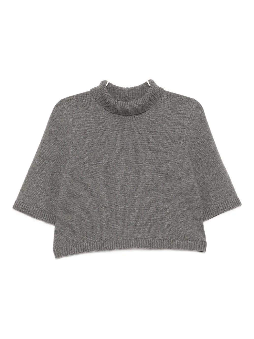 Вязаный топ с воротником-гольф Alaïa, серый
Вязаный топ с воротником-гольф Alaïa, серый