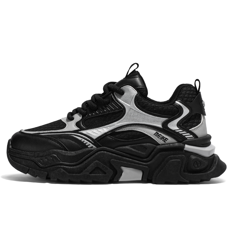 MEIKE Скользоустойчивые износостойкие дышащие массивные низкие кроссовки мужские - черные, цвет Black
MEIKE Скользоустойчивые износостойкие дышащие массивные низкие кроссовки мужские - черные, цвет Black