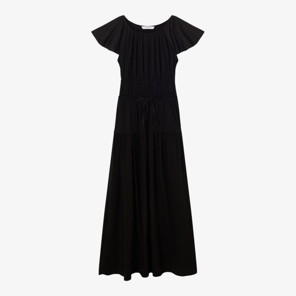 Платье-Макси Carla из хлопковой смеси с завязками на талии Lk Bennett, черный
Платье-Макси Carla из хлопковой смеси с завязками на талии Lk Bennett, черный