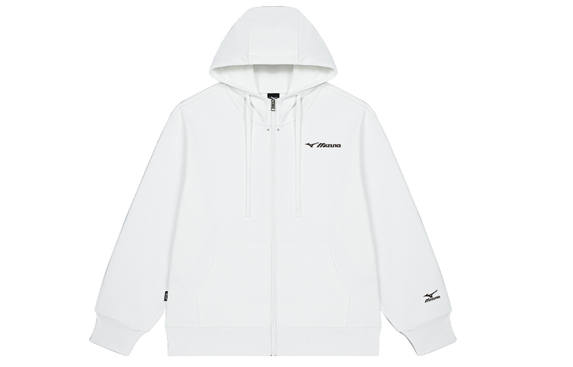 Толстовка унисекс Mizuno, Белый 
Толстовка унисекс Mizuno, Белый