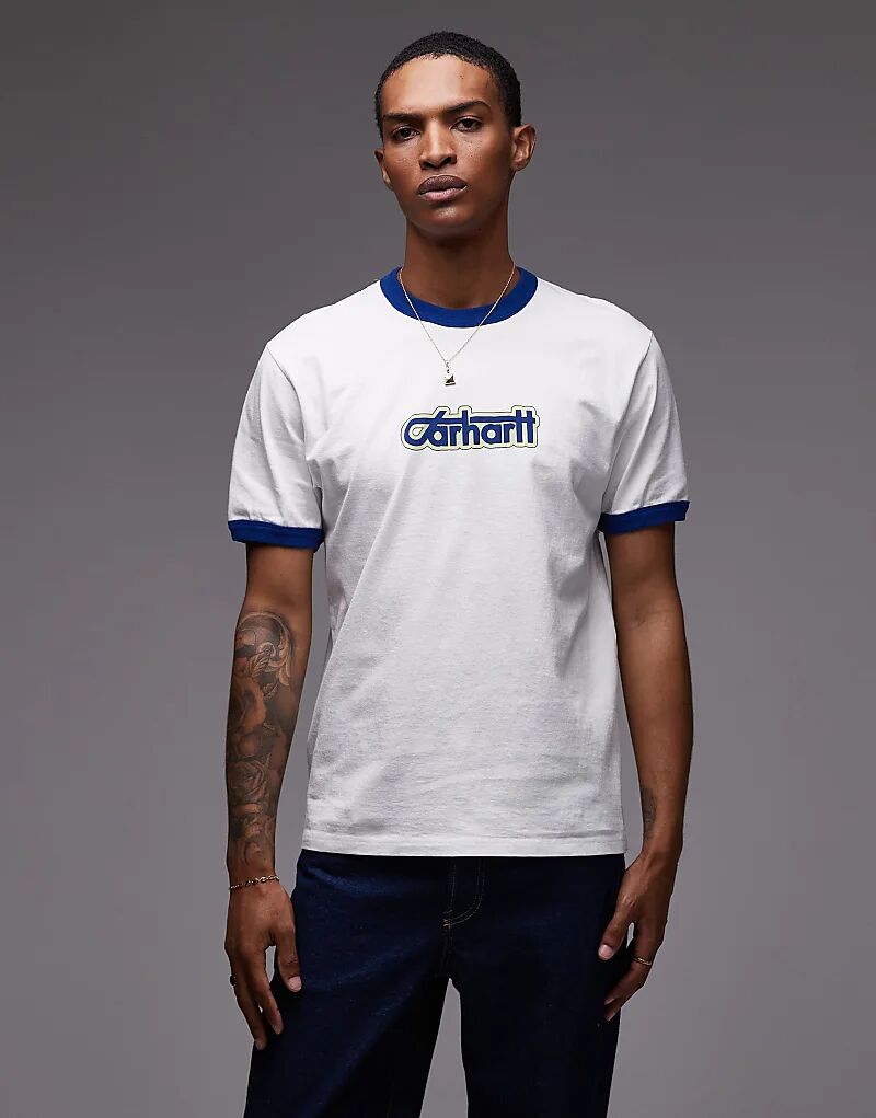 Футболка Carhartt WIP Connection Script Ringer белого цвета
Футболка Carhartt WIP Connection Script Ringer белого цвета