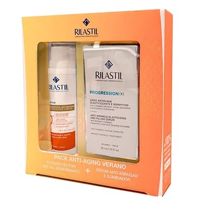 Age Repair SPF50 50 мл Progression Serum 30 мл Набор Rilastil 
Age Repair SPF50 50 мл Progression Serum 30 мл Набор Rilastil