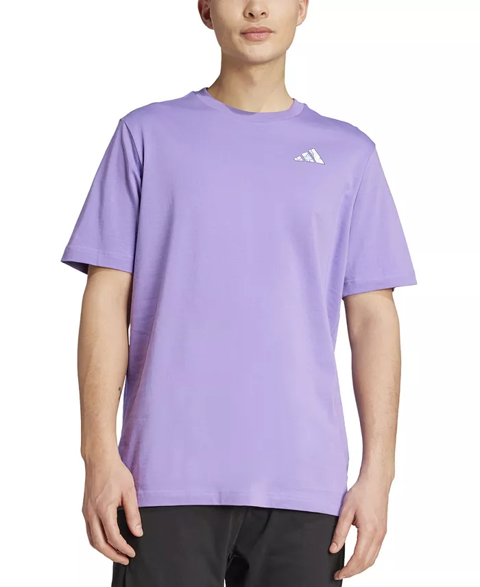 Мужская футболка с графическим логотипом Earth adidas, фиолетовый
Мужская футболка с графическим логотипом Earth adidas, фиолетовый