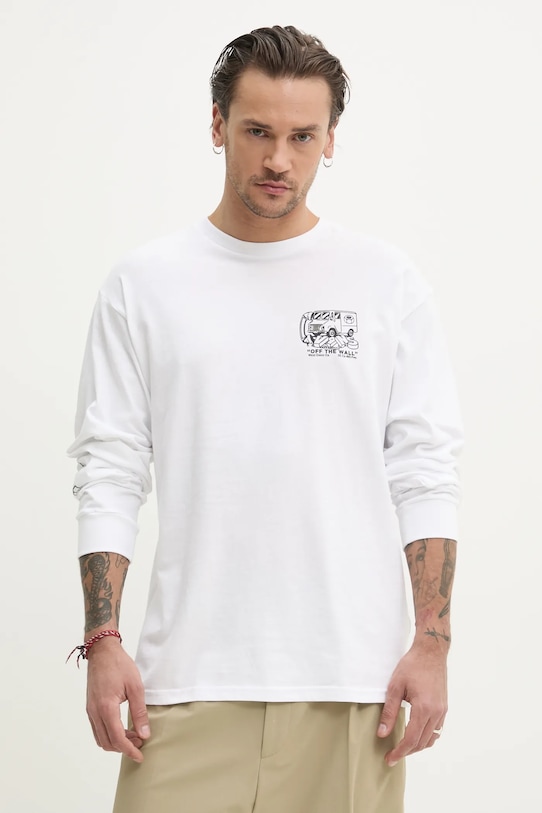 Хлопковая водолазка Vans, белый
Хлопковая водолазка Vans, белый