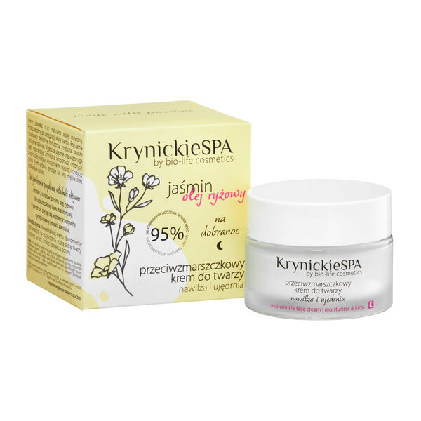 Ночной крем для лица против морщин, 50 мл Krynickie Spa
Ночной крем для лица против морщин, 50 мл Krynickie Spa