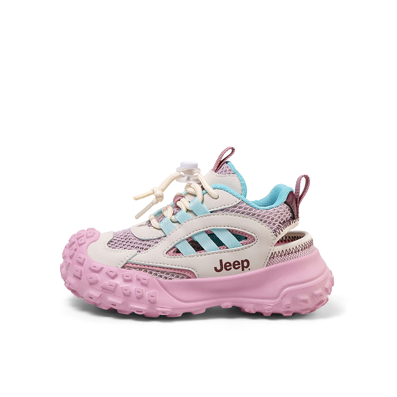 Детские сандалии, устойчивые к истиранию, легкие, амортизирующие, нескользящие Jeep, розовый/фиолетовый
Детские сандалии, устойчивые к истиранию, легкие, амортизирующие, нескользящие Jeep, розовый/фиолетовый