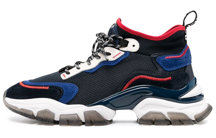 Мужские синие спортивные повседневные кроссовки Moncler с амортизацией и высоким голенищем
Мужские синие спортивные повседневные кроссовки Moncler с амортизацией и высоким голенищем