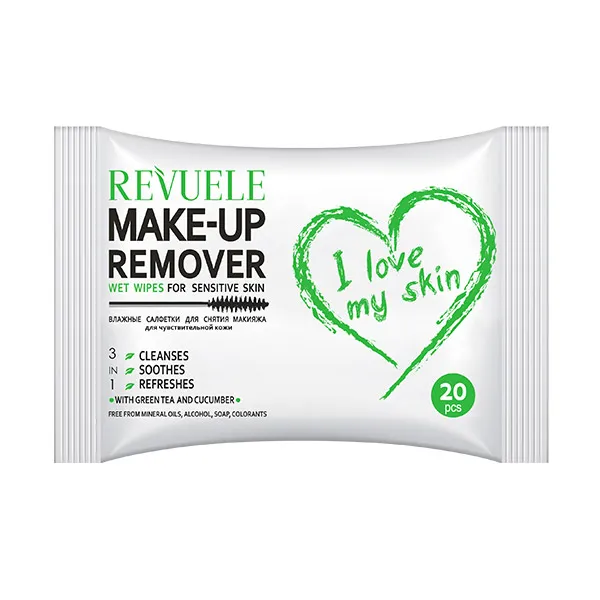 Очистители Toallitas Té Verde Revuele, 20 UD
Очистители Toallitas Té Verde Revuele, 20 UD