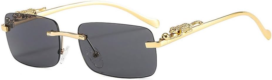 Модные прямоугольные солнцезащитные очки без оправы для женщин в стиле ретро с прозрачными линзами цвета океана, мужские солнцезащитные очки с защитой от УФ-излучения UV400 HVTVTLA, Gray
Модные прямоугольные солнцезащитные очки без оправы для женщин в стиле ретро с прозрачными линзами цвета океана, мужские солнцезащитные очки с защитой от УФ-излучения UV400 HVTVTLA, Gray