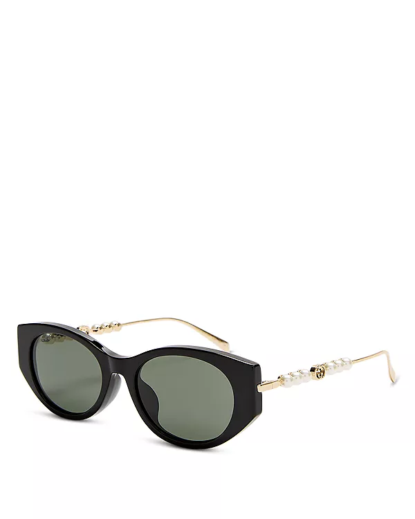 Солнцезащитные очки «кошачий глаз», 54 мм Gucci, черный
Солнцезащитные очки «кошачий глаз», 54 мм Gucci, черный