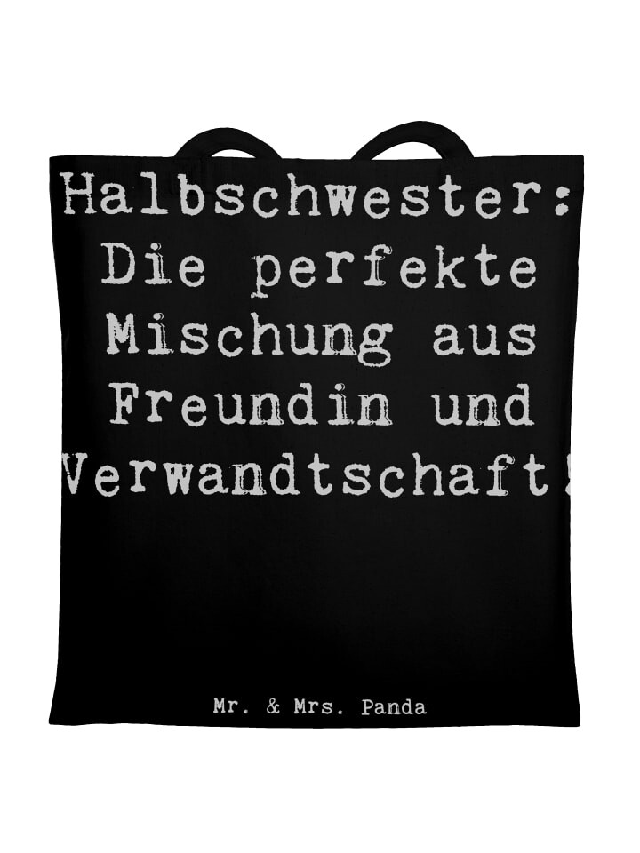 Сумка для переноски Mr & Mrs Panda Halbschwester Glück, черный
Сумка для переноски Mr & Mrs Panda Halbschwester Glück, черный