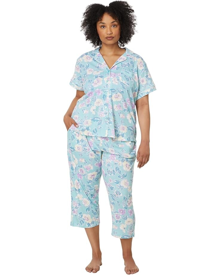Пижама Karen Neuburger Plus Girlfriend Capri PJ Set with Lace Detail, цвет Siesta Floral
Пижама Karen Neuburger Plus Girlfriend Capri PJ Set with Lace Detail, цвет Siesta Floral
