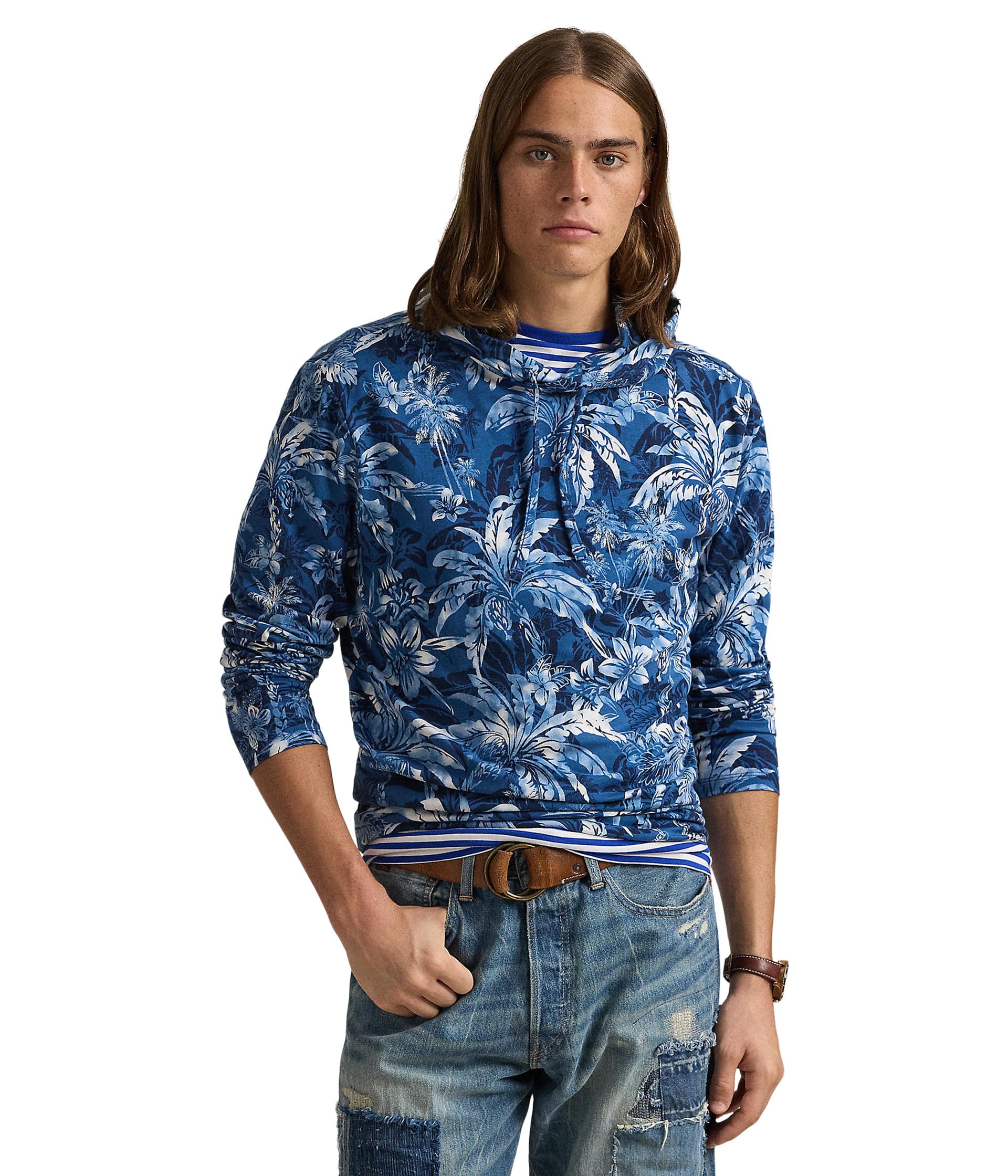 Футболка Polo Ralph Lauren Tropical-Print Jersey Hooded T-Shirt, Palm Shadow
Футболка Polo Ralph Lauren Tropical-Print Jersey Hooded T-Shirt, Palm Shadow