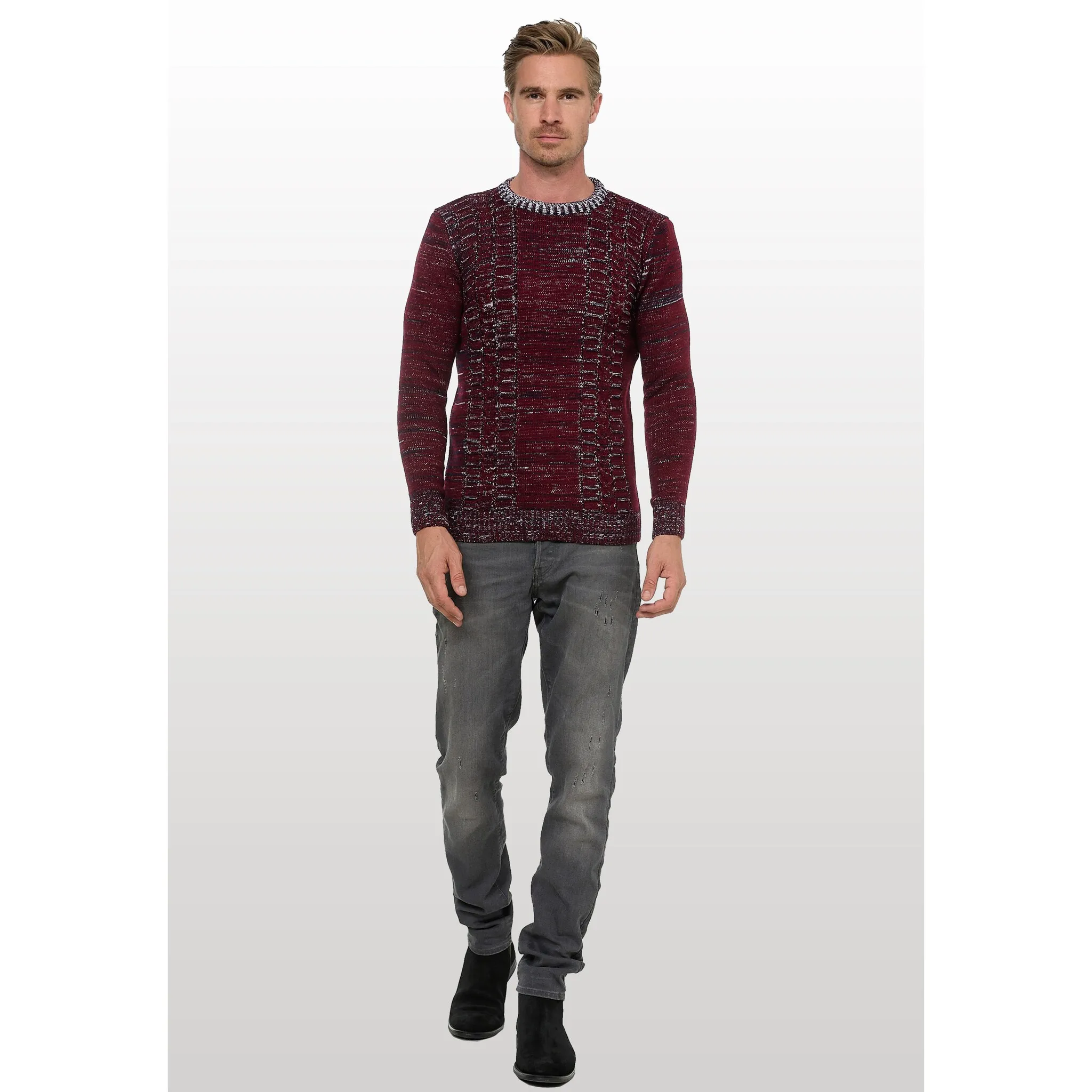 Вязаный свитер Rusty Neal с пестрым узором, красный
Вязаный свитер Rusty Neal с пестрым узором, красный