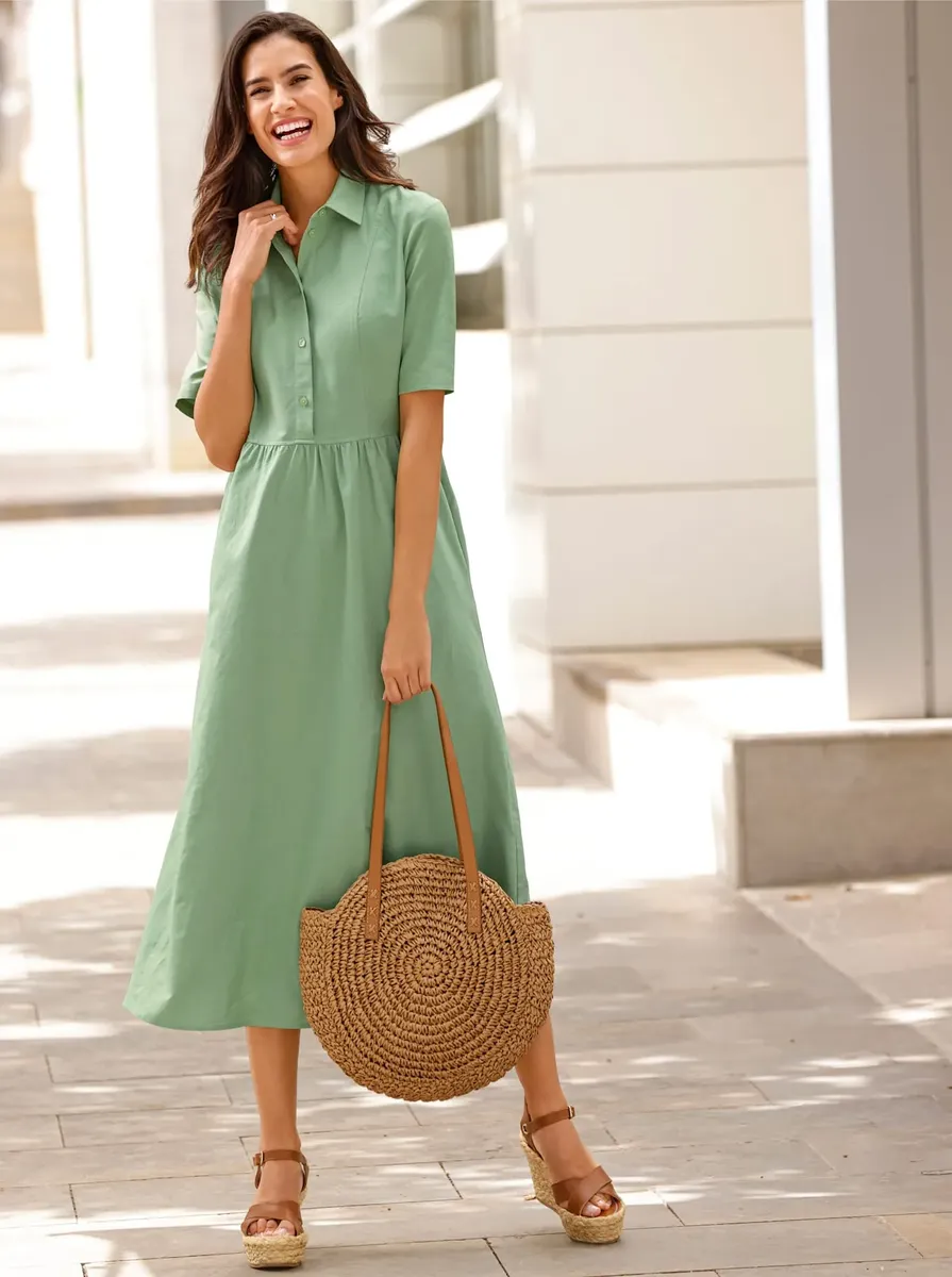 Вдохновение для платья-рубашки "Платье" Inspirationen, цвет Eucalyptus
Вдохновение для платья-рубашки "Платье" Inspirationen, цвет Eucalyptus