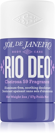 Дезодорант без добавления соли алюминия Sol de Janeiro Rio Deo ’59, 57 g
Дезодорант без добавления соли алюминия Sol de Janeiro Rio Deo ’59, 57 g