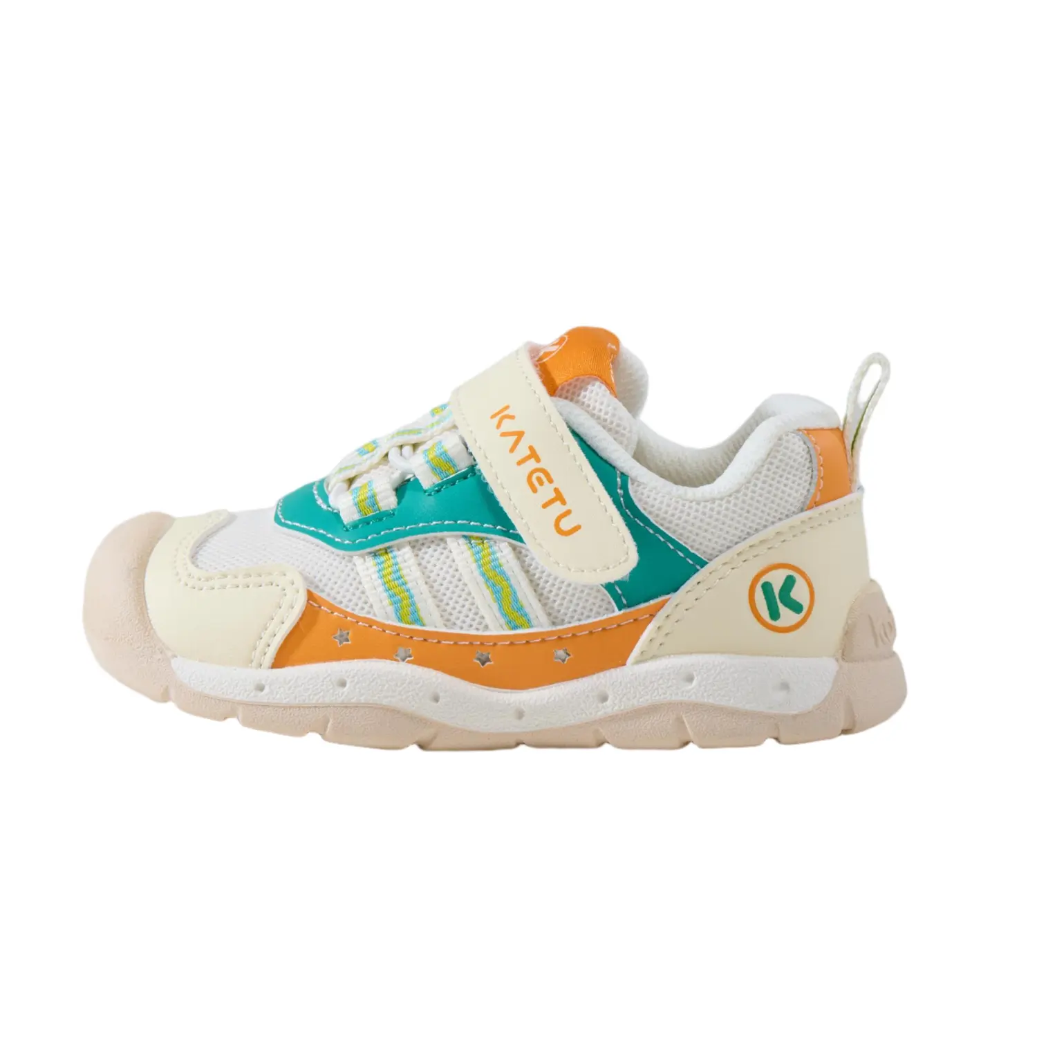 Нескользящая обувь для малышей KATETU, белый/зеленый/желтый/оранжевый
Нескользящая обувь для малышей KATETU, белый/зеленый/желтый/оранжевый