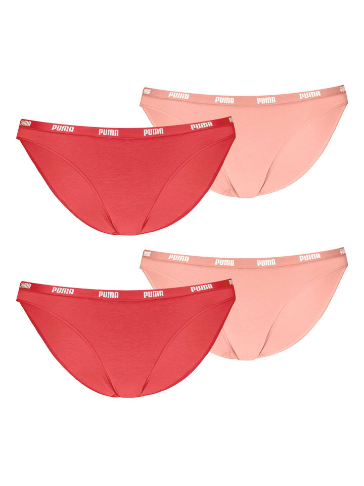 Puma Набор из 4 трусиков-бикини кораллового цвета
Puma Набор из 4 трусиков-бикини кораллового цвета