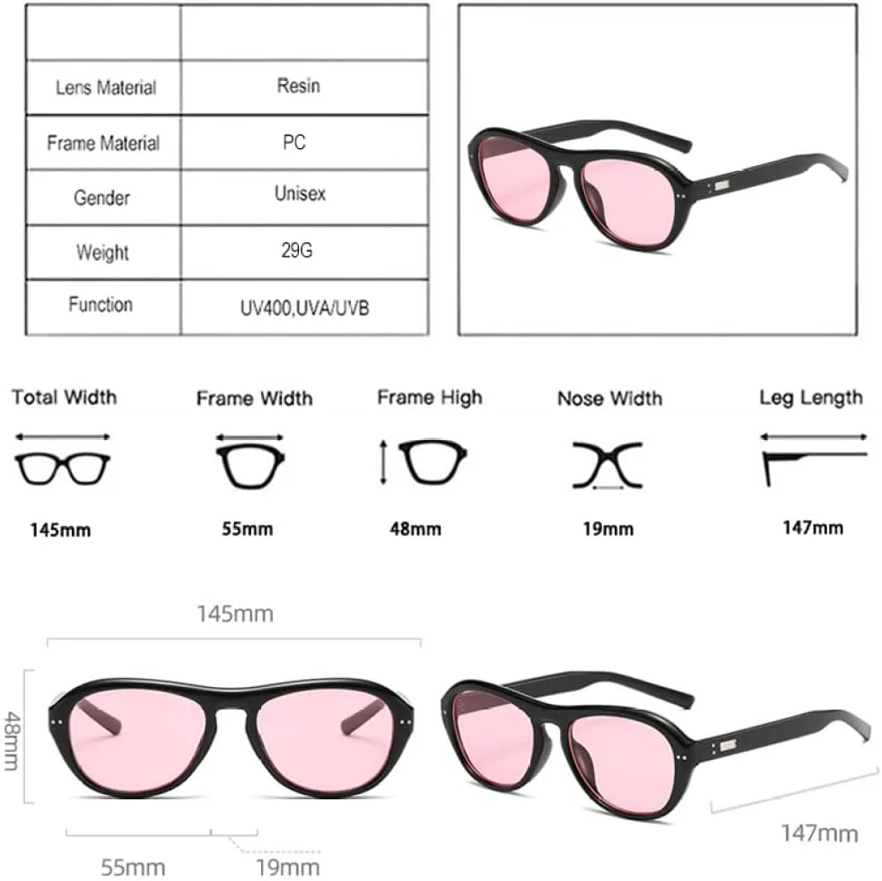 Ретро-пилотские женские солнцезащитные очки класса люкс с декоративными заклепками, мужские панк-очки овальной формы, солнцезащитные очки UV400 LVTFCO, Green Clear
Ретро-пилотские женские солнцезащитные очки класса люкс с декоративными заклепками, мужские панк-очки овальной формы, солнцезащитные очки UV400 LVTFCO, Green Clear