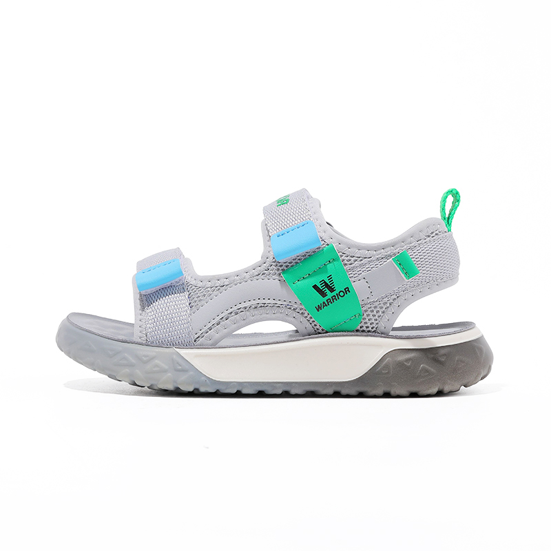 Противоскользящие детские сандалии для детей WARRIOR, серый 
Противоскользящие детские сандалии для детей WARRIOR, серый